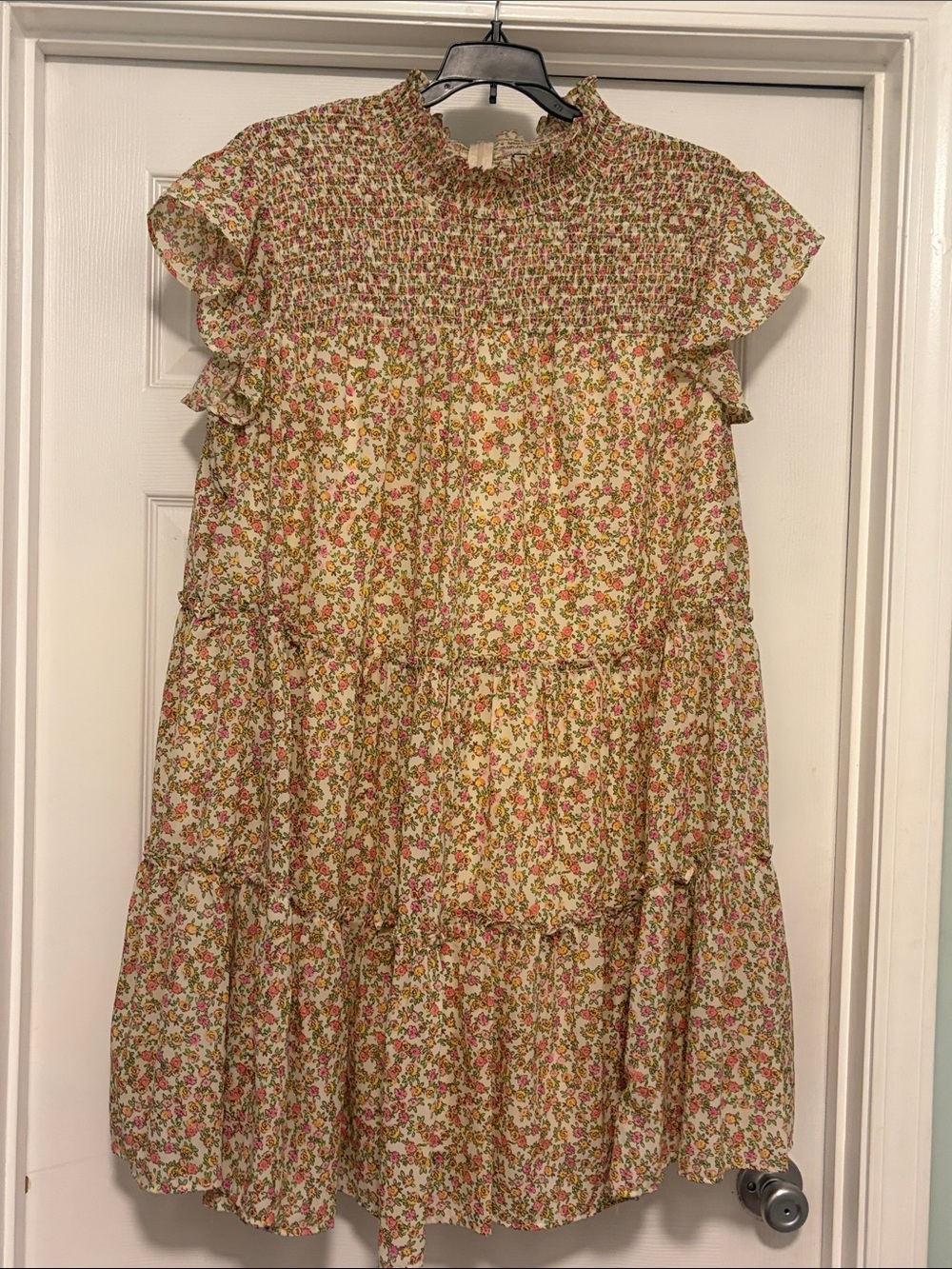Floral Smocked TieredDress